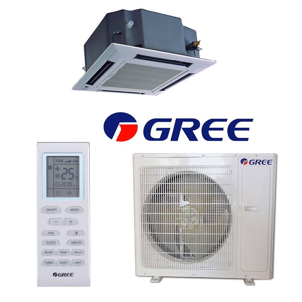 Aparat de aer conditionat Caseta GREE 12000 btu GKH12K3FI - GUHD12NK3FO, Compresor Inverter, Clasa A+