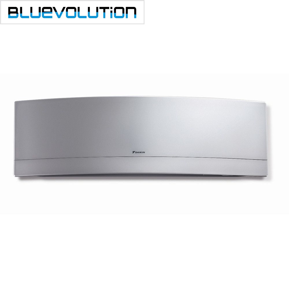 Aparat de aer conditionat DAIKIN Emura Silver BLUEVOLUTION 7000 btu - FTXJ20MS/RXJ20M, Compresor Inverter, Clasa A+++, Modul WI-FI Inclus, Flux de aer 3D