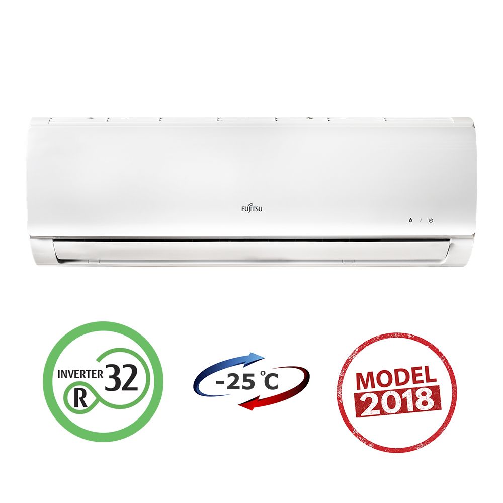Aparat de aer conditionat FUJITSU 18000 btu - ASYG18KLCA, Compresor Inverter, Freon Ecologic R32, Clasa A++, Garantie 5 ani, Model 2018 Aparat de aer conditionat FUJITSU 18000 btu - ASYG18KLCA, Compresor Inverter, Freon Ecologic R32, Clasa A++, Garantie 5 ani, Model 2018