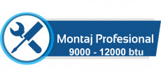 Montaj Profesional aparat de aer conditionat 9000 btu (3m) - Bucuresti / Ilfov (max 10 km)