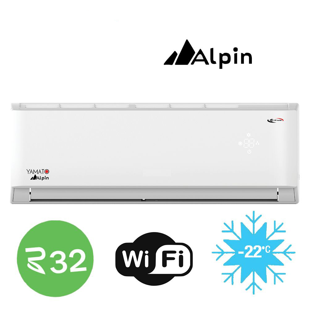 Aparat de aer conditionat YAMATO Alpin 9000 btu - YW09IG5, Wi-Fi Control Integrat, Freon Ecologic R32, Clasa A++, Afisaj LED Aparat de aer conditionat YAMATO Alpin 9000 btu - YW09IG5, Wi-Fi Control Integrat, Freon Ecologic R32, Clasa A++, Afisaj LED
