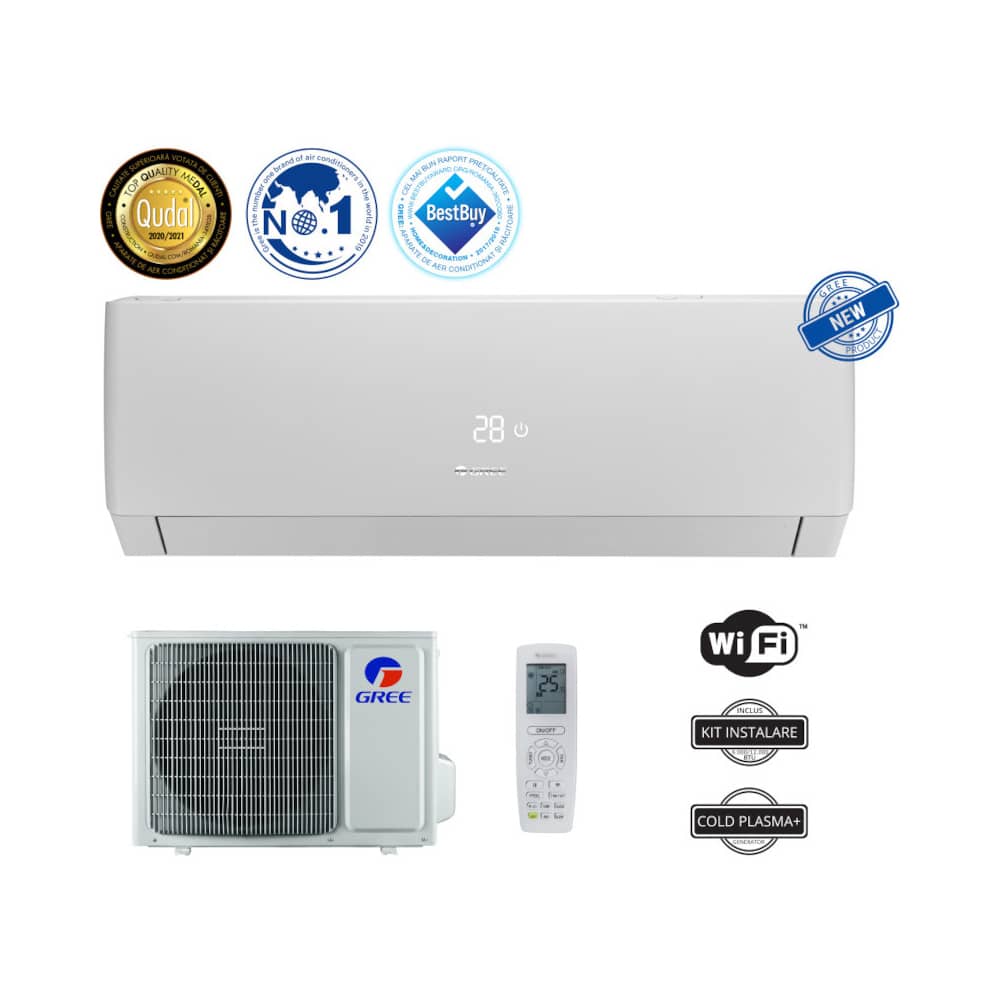 Aparat de aer conditionat GREE Pulsar GWH18AGD-K6DNA1D, 18000 btu, Wi-Fi Integrat, Clasa A++