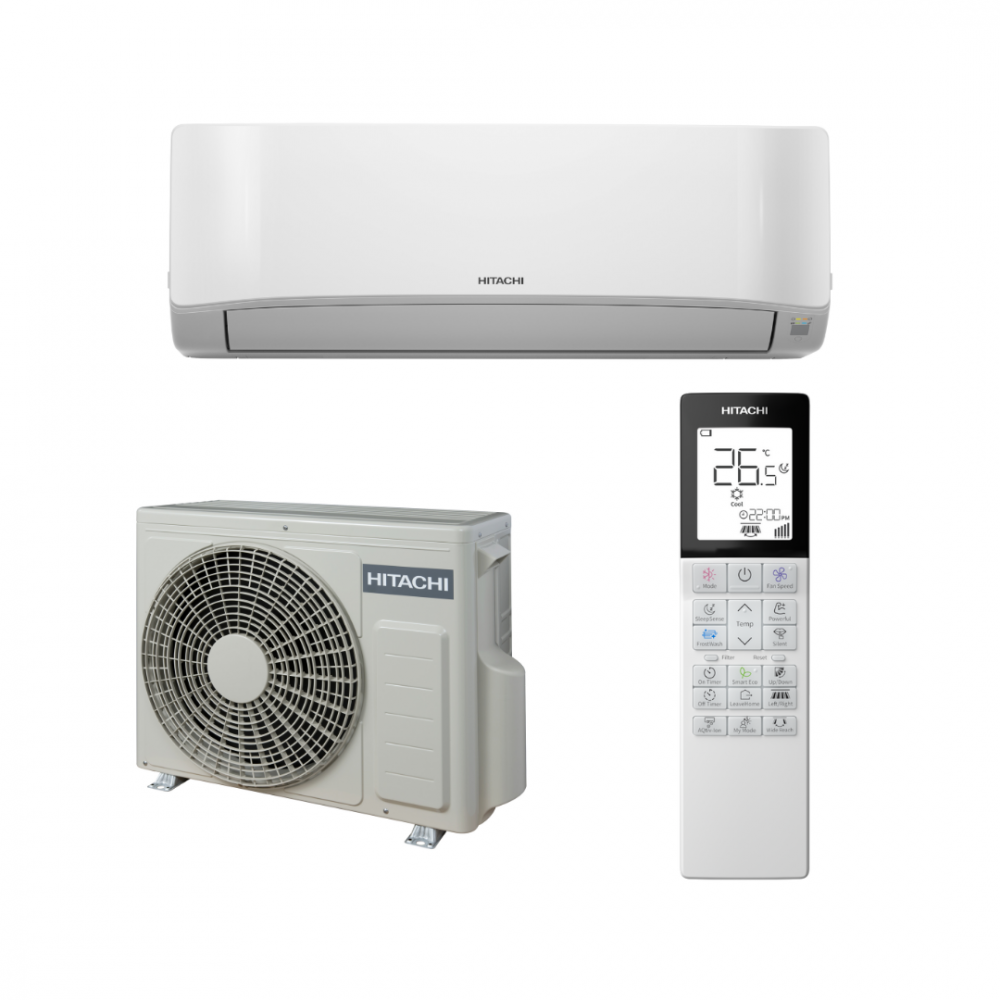 Aparat de aer conditionat HITACHI airHome 400, 9000 btu - RAK-DJ25PHAE, Compresor Inverter, Clasa A++