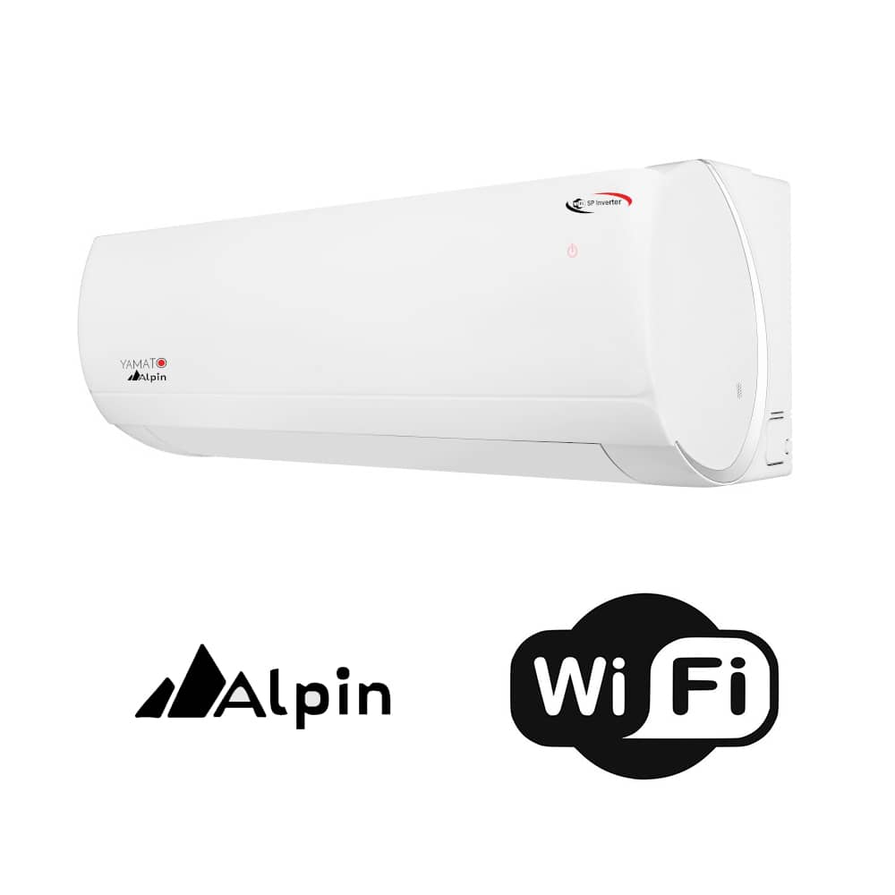 Aparat de aer conditionat YAMATO Alpin 9000 btu - YW09G8, Wi-Fi Control Integrat, Functionare pana la -25 gr.C, Clasa A++